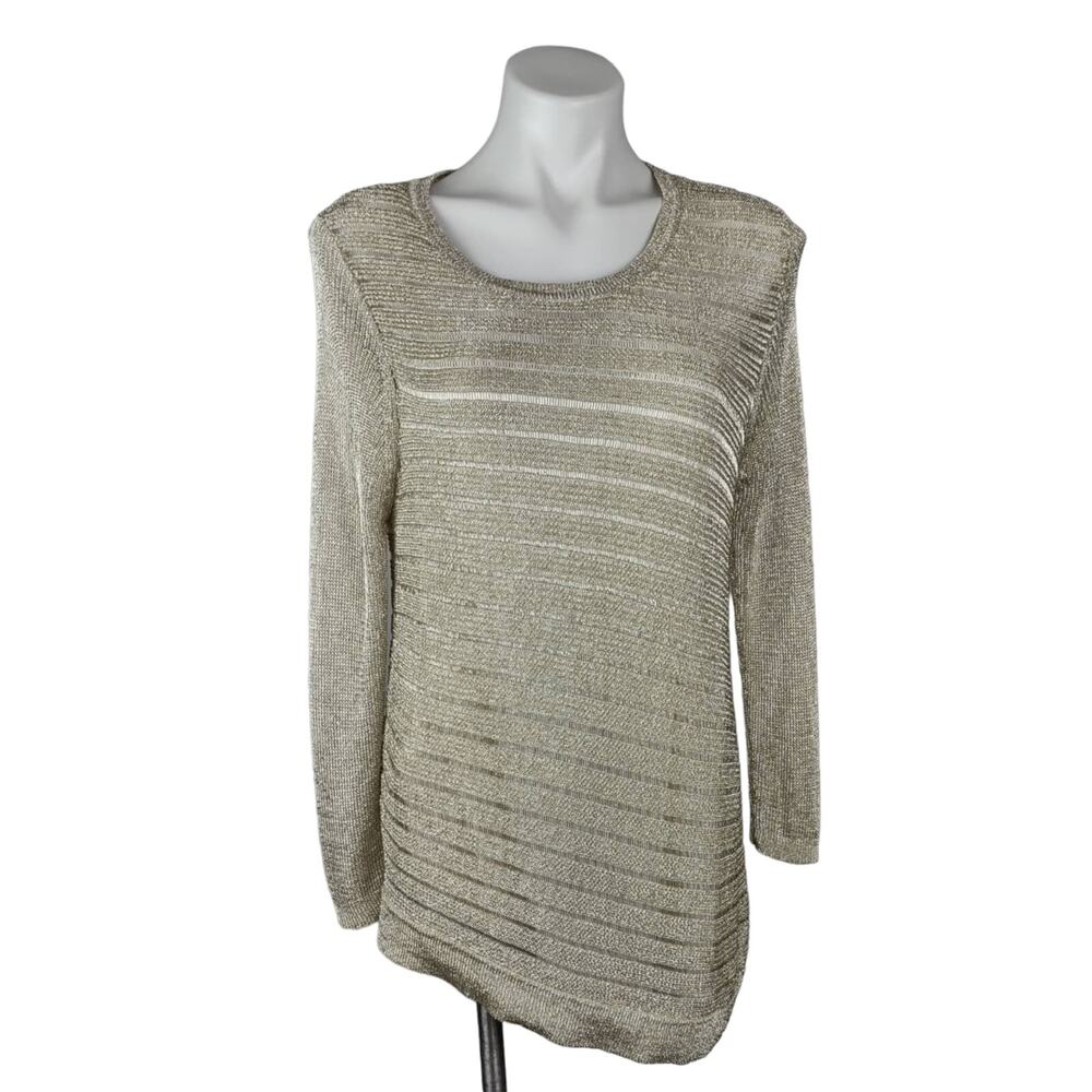 Chico's Shine Detail Amelie Pullover Tunic Chico's Size 2 (Large/12) - Picture 2 of 16